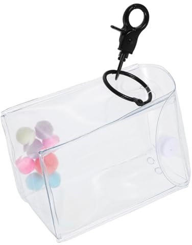 TOYANDONA für Puppen puppentasche für kleinteile Puppenbehälter Mini-Figurentasche Klarsichtbeutel Aufbewahrungstasche für hängende Puppen Plastik