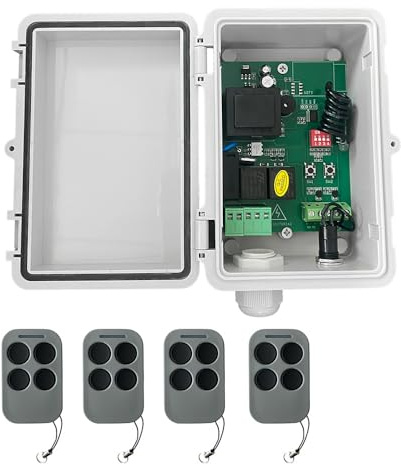 Receptor de motor universal CA, controlador moderno europeo for puertas enrollables(1Control board 4RC)