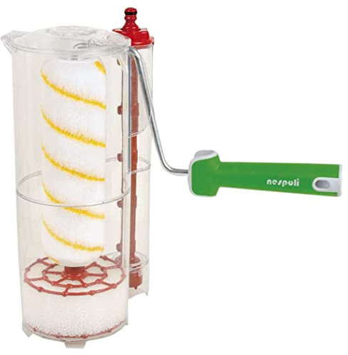 Nespoli Pulitore automatico a rulli di verniciatura con acqua a pressione. Pulire i rulli con acqua, facile da maneggiare. Pulizia molto efficace rullo a rulli.