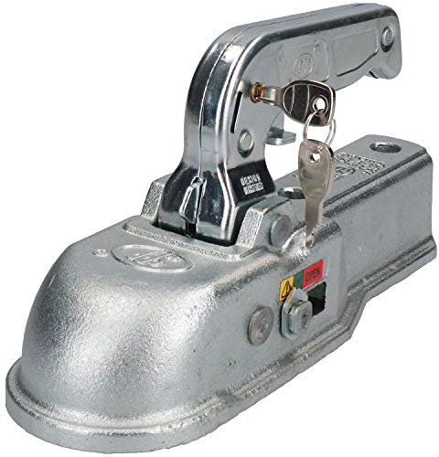 50mm Unbraked Trailer Coupling Heavy Duty Cast Design Tow Hitch with Lock