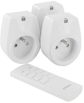 CHACON Set de 3 Prises on/Off + télécommande