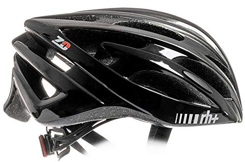 rh+ Casco Bici Ciclismo Uomo Donna da Corsa e MTB (XS-M 54-58, Shiny Anthracite Metal-Shiny Black)