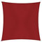 Windhager Sonnensegel Cannes Quadrat 3 x 3 m (gleichschenkelig), Sonnenschutz für Garten & Terrasse, UV- und witterungsbeständig, rot