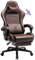 GTPLAYER Gaming Chair with Footrest, Dual Bluetooth 5.1 Speakers, Heavy Duty Large Frame Cold Cure Foam Height Adjustable Computer Desk Chair