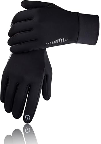 SIMARI Winter Running Gloves Men Women Thermal Touchscreen Anti-Slip Windproof Gloves Cold Weather Gloves for Driving Cycling Skiing Working Outdoor SMRG102