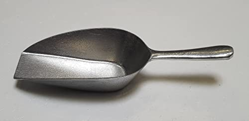 Back-/Abwiege-/Abfüllschaufel/Füllvolumen: ca. 600 ml (ca. 500 g Mehl), Aluminium