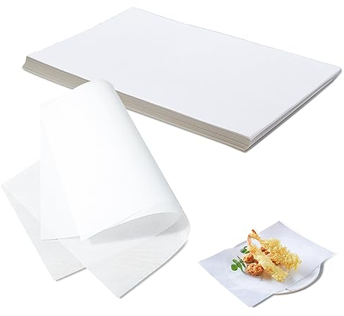 Papel de horno cuadrado a prueba de grasa 20 X 30Cm Papel Antigrasa, Impermeable, Resistente Al Aceite Papel Encerado para Alimentos, para Hacer La Hamburguesa Perfecta,para La Parrilla