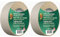 Duck Gewebe Teppichband – Doppelseitiges Verlegeband zur Verklebung von Teppichen – Gewebeband zum Befestigen am Teppichrücken – 50mm x 25m (Packung mit 2)