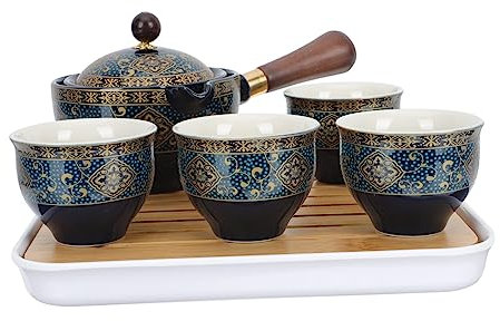 Amosfun Teiera Automatica in Ceramica Con Filtro Per Teiera Per Tea Party