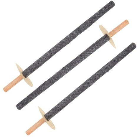 TOYANDONA 3piezas Antorchas De Hule Para Jardín De Antorchas De Madera Iluminación Para Eventos Al Aire