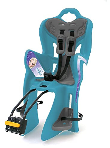 Tataway Seggiolino Posteriore Bici Bambina Disney Frozen – con Fibbia e Cinghie di Sicurezza, Alloggiamento per Piedi, Fino a 22 kg