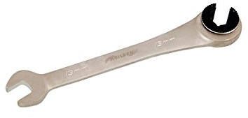 Neilsen CT4268 13mm Ratchet Flare Nut Wrench - Chrome Vanadium Steel, Standard Open Jaw Design, Durable & Precision Tool for Automotive and Plumbing Applications