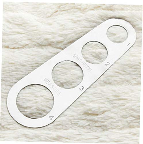Lankater Acciaio Inossidabile Spaghetti Misuratore Pasta Misura Cook Utensile Cucina Strumenti di Misura a 4 Fori Porzione di Controllo