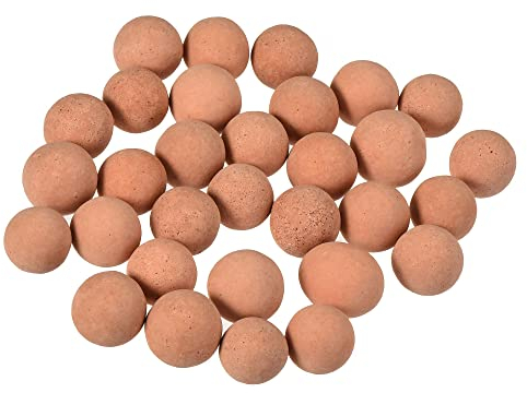 sourcing map Argile Galets 9-10mm 0.22 lbs Rose Jardinage Pot Boules pour Hydroponique Culture Vases Fournitures Bonsai Décoration