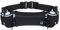 SOONHUA Running Hydration Belt with Water Bottle Holder Adjustable Sports Waist Pack Double Pockets Waist Pouch for Running Jogging Camping, Schwarz , modisch