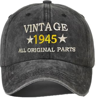 jenich Sombrero de Cumpleaños 80 Decoración Fiesta 80 Años