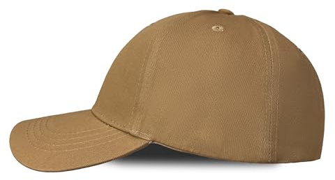 Bella Accessori Cappellino Baseball Regolabile Unisex Stile Casual Adatto per Sport attività All'aperto Lavoro E Tempo Libero Tessuto Traspirante E Confortevole Ideale per Uomo E Donna Kakhi