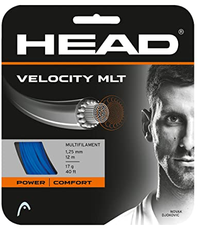 HEAD Velocity Mlt Set Tennis-Saite, Blau, 1.30 Mm / 16 g