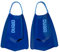 arena Powerfin Pro II Schwimmbad-Trainingsflossen, Schwimmflossen für Erwachsene, Flossen aus 100% Silikon, Komfortable Kurzflossen für das Schwimmbad, Blau, 46-47