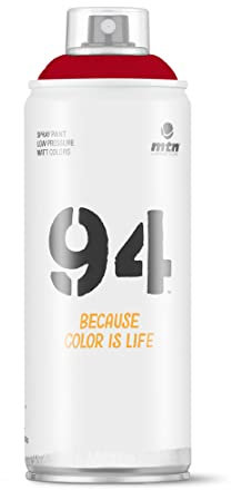 PINTURA SPRAY MATE MTN 94 ROJO VIVO 400ml