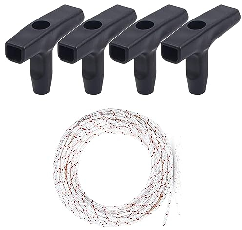 Rasenmäher Startseil,Zugschnur mit Starter,Zugseil Rasenmäher,Rasenmäher Recoil Starter Seil,Mit Starter Griff,Recoil Starter Seil,Rasenmäher Starter Schnur,10m 3,0mm Ziehen Schnur