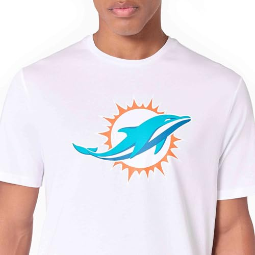 New Era Miami Dolphins NFL Team Logo Weiß T-Shirt - XL