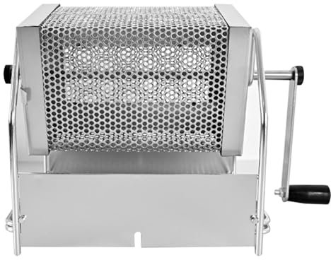 Hand Coffee Bean Roaster, Stainless Steel Coffee Roaster, Hand Coffee Roaster, 25.5 x 12 x 18.3cm, Home Coffee, Roasting Machine, Stovetop Coffee Roaster for Manual Coffee Bean Roaster