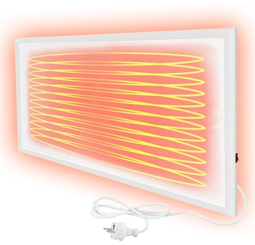 Mursche Infrarotheizung Energiesparend Infrarot Wandheizung-350W Heizung Elektrisch Wand Elektroheizung mit Wandmontage Überhitzungsschutz Wandmontage Heizkörper für Küche Schlafzimmer Wohnzimmer