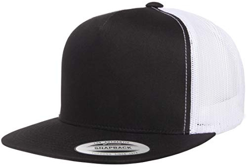 Flexfit Men's one_Size Trucker Cap, Black, Alpha