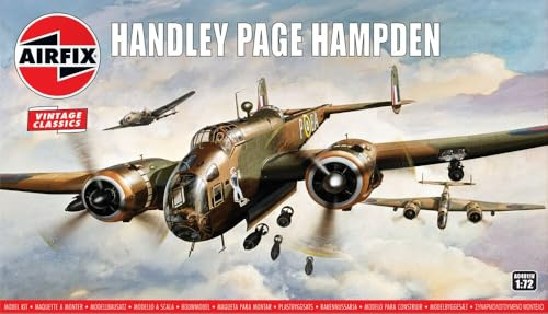 Airfix - A04011V - Handley Page Hampden Kit de Modèle en Plastique pour Avion Militaire