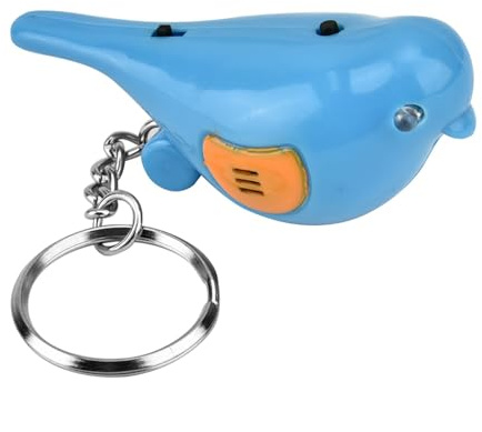 Generic Premium Bird LED Whistle Key Finder med Intelligent Röststyrning, Utsökt Design för Enkel Hämtning Av Nycklar, Perfekt för hem- och Kontorsbruk (Blå)