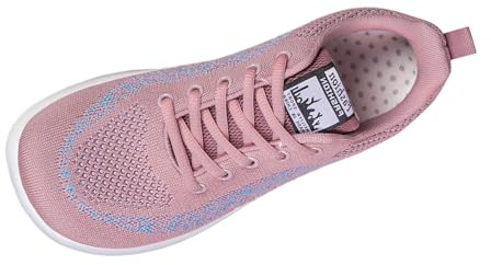 Generisch Women's Shoes Wide Toe Box Barefoot Design for Indoor Fitness Yoga Leisure Outdoor Climbing Breathable Leisure Fashion Comfortable Fit for Various Activities, Style Z02 Pink, 6 UK