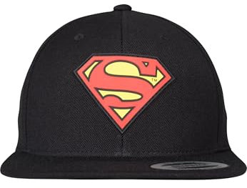 Superman Damen / Herren Flexfit Snapback Kappe Unisex Logo Baseball-Cap Erwachsene