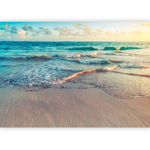 murando - Carta da Parati Adesiva Spiaggia Mare 392x280 cm Fotomurali Adesivi Murali Rivestimento Parete Moderna per Pareti Adesiva Muro Decorativo Fotomurale Soggiorno - Nature Paesaggio