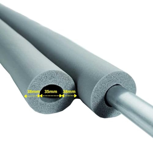 INSUL-TUBE® H PLUS Kautschuk 2m Rohrisolierung Ø 35 mm x 30 mm Dämmung 100% GEG