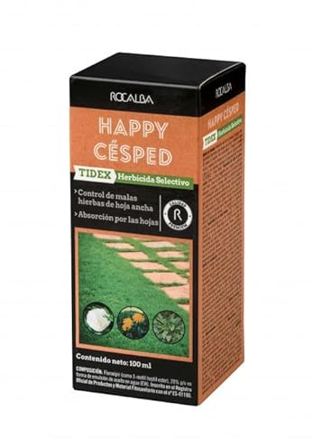 Herbicida contra Malas Hierbas de Césped | TIDEX Formato 100 ml (Para 300 m2 de Cesped) | Fluroxipir 20% p/v | Herbicida Control selectivo contra hoja ancha MUY EFICAZ y Concentrado | Nexum Market