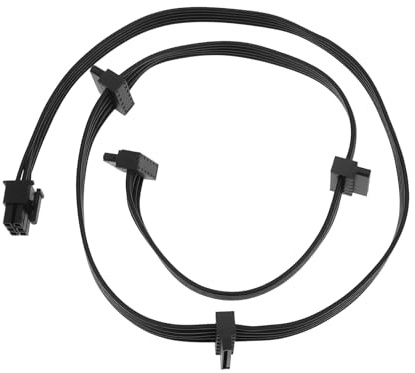 EMSea 6 stift till 4 x SATA drivrutin strömkabel kompatibel med Corsair CX750M CX850M CX650M 85 cm