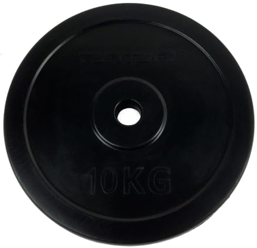 Disque bumper caoutchouc 10kg noir, unité