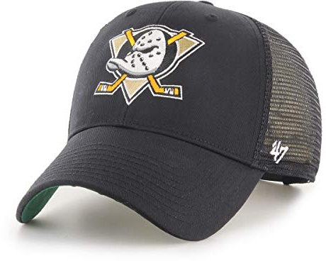 '47 Anaheim Ducks Black NHL Most Value P. Branson Cap - One-Size