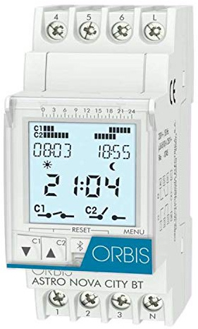 ASTRO NOVA CITY BLUETOOTH 230V, 2 C.CONMUTADOS 16(10) A PROGRAMACION POR CIUDADES