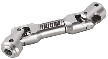 INJORA Eje de Transmisión Acero Inoxidable Servicio Pesado para Axial SCX10 90046 AXI03007 TRX4 Redcat Gen8 1/10 RC Coche Crawler Upgrade