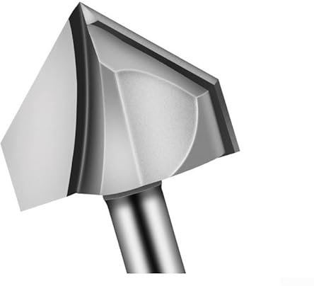 Taglio di precisione con scanalatura a V a 90 gradi, set di punte per fresa, acrilico, MDF, PVC (1)