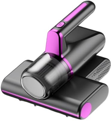 Liwankaqi Aspirador de ácaros, tasa de germinación de 14 kpa con lámparas LED UV, aspiradora antiácaros para colchones, limpiador de colchones con vibración de alta frecuencia con al menos 8.000