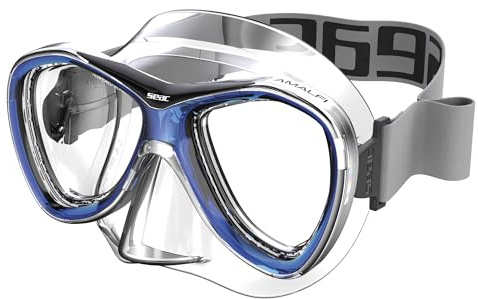 SEAC Amalfi, Snorkelmask i silikon med dubbla linser