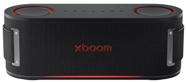 LG xboom Bounce by will.i.am, xboom Signature Sound, Portable Bluetooth Speaker, IP67 Dust and Water Resistant, up to 30 Hours of Playback, MIL-STD 810H Durability, Adjustable Carrying Strap