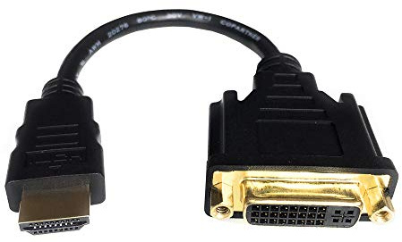 Anbear Cable HDMI a DVI, Adaptador bidireccional, convertidor 4K DVI a HDMI (Paquete de 1)