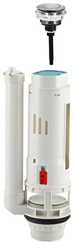 Mecanismo de Inodoro con Botón Pulsador | Sistema de Descarga Eficiente para Cisternas Estándar | Ahorro de Agua y Fácil Instalación | NOYON & THIEBAULT