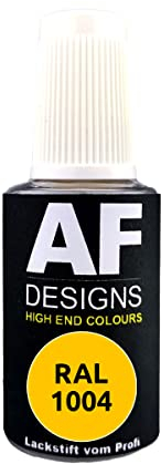 Alex Flittner Designs Pennarello a vernice RAL 9005 nero intenso satinato 20 ml penna di riparazione acrilico vernice per ritocco di riparazione legno metallo mobili bagno