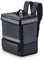 CO-Z Food Delivery Backpack Cooler with 3 Adjustable Dividers Insulated Lining and Cup Holders for Cold Hot Food, Waterproof Bag Shoulder Straps Storage Bicycle Car, Black