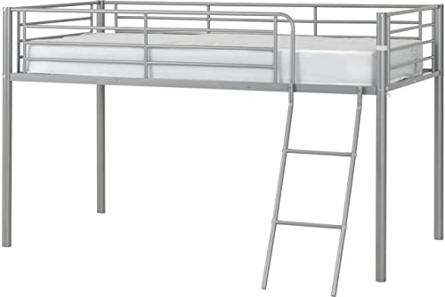 Seconique Kora 3' Single Mid Sleeper Bed in Silver